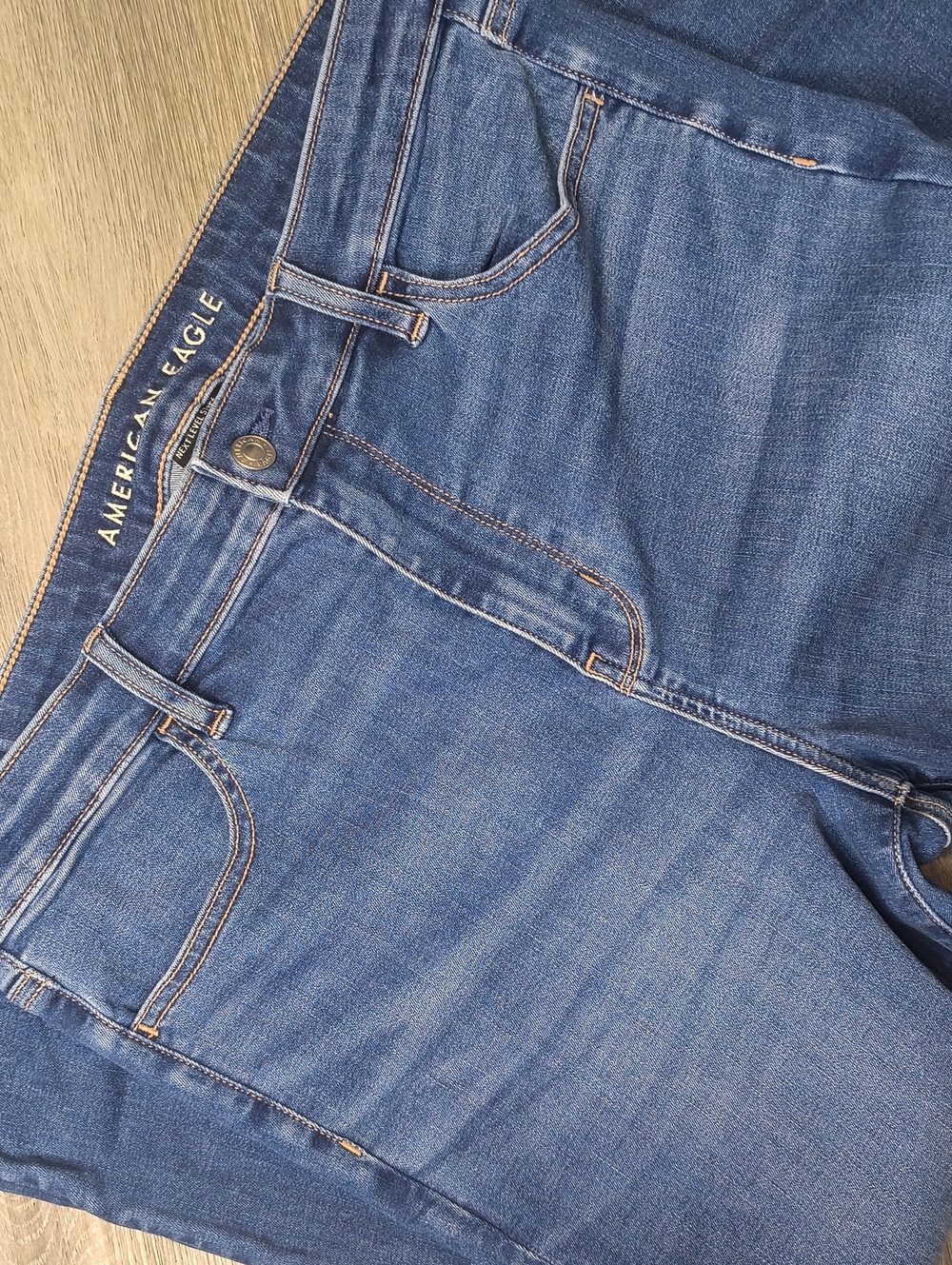 S1149 Hi-Rise Skinny Jegging w/28.5" Inseam👖American Eagle Women's Size 14 Jean